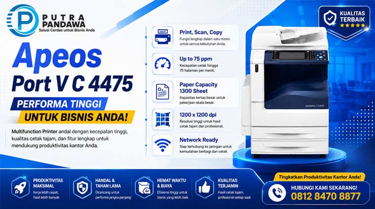 Mesin Fotocopy Fuji Xerox Apeos Port V C4475
