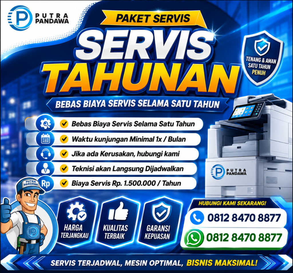 service mesin fotocopy tahunan - Pandawa Fotocopy