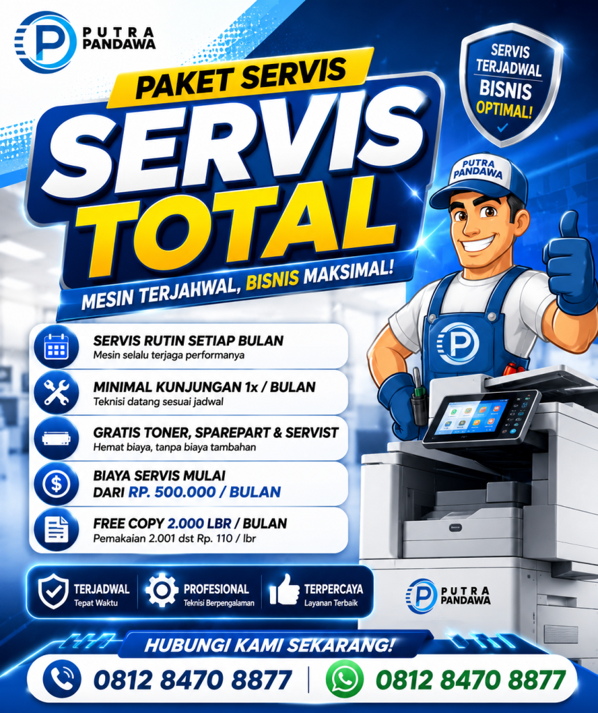 service mesin fotocopy total - Pandawa Fotocopy
