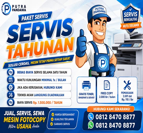 servis tahunan mesin fotocopy