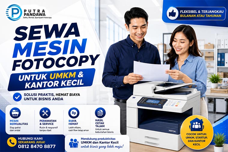 sewa mesin fotocopy umkm - pandawa fotocopy
