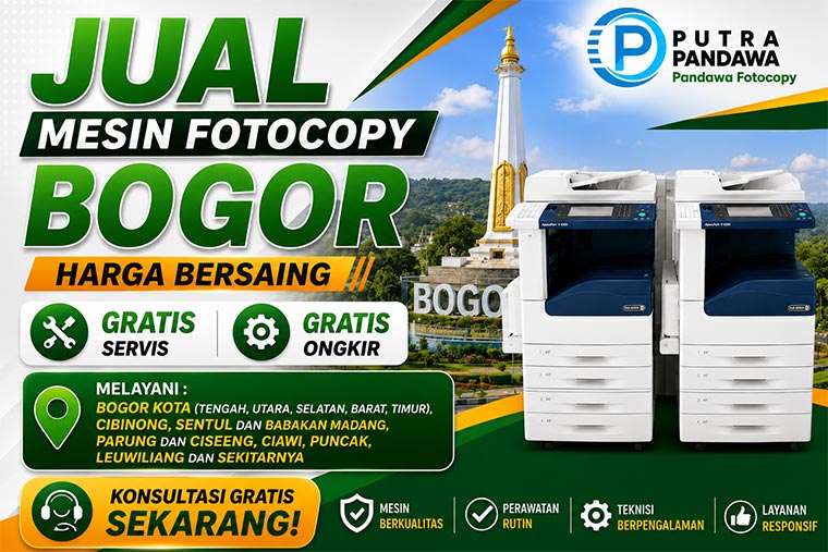 jual mesin fotocopy bogor - pandawa fotocopy